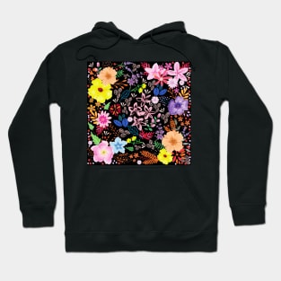 Bright Autumn Floral Hoodie